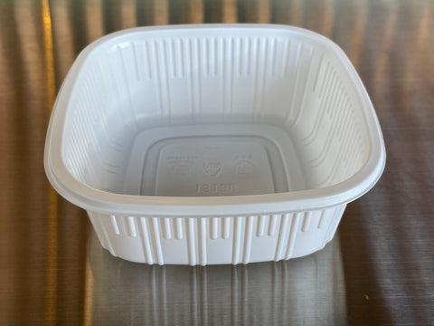 실링 용기 정사각 화이트