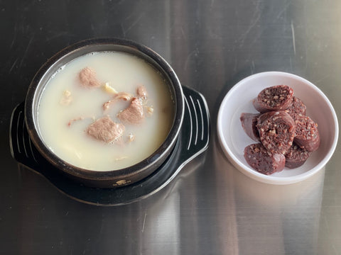 Seolleongtang Brisket & Shank+SoonDae 설렁탕 양지사태+순대