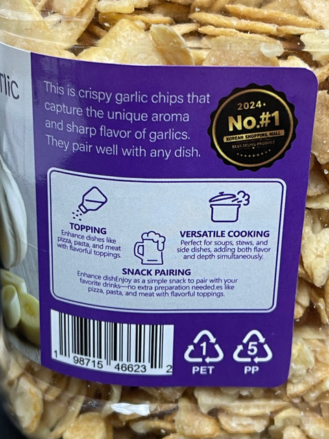 Crispy garlic chip 500g